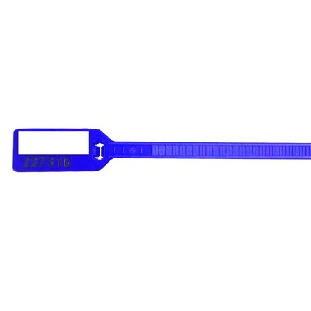 Kable Kontrol Cable Tie, 6 in L, Blue, Nylon 6/6, 40 lb Strength, 100 PK CTSW06W-BLUE